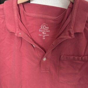 J. Crew Men's Polo in Vibrant Coral